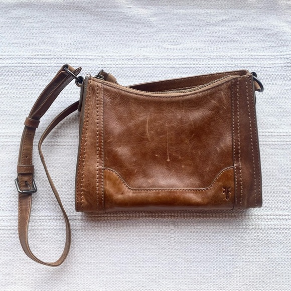 FRYE Melissa Antique Leather Zip Crossbody Bag - Picture 12 of 12